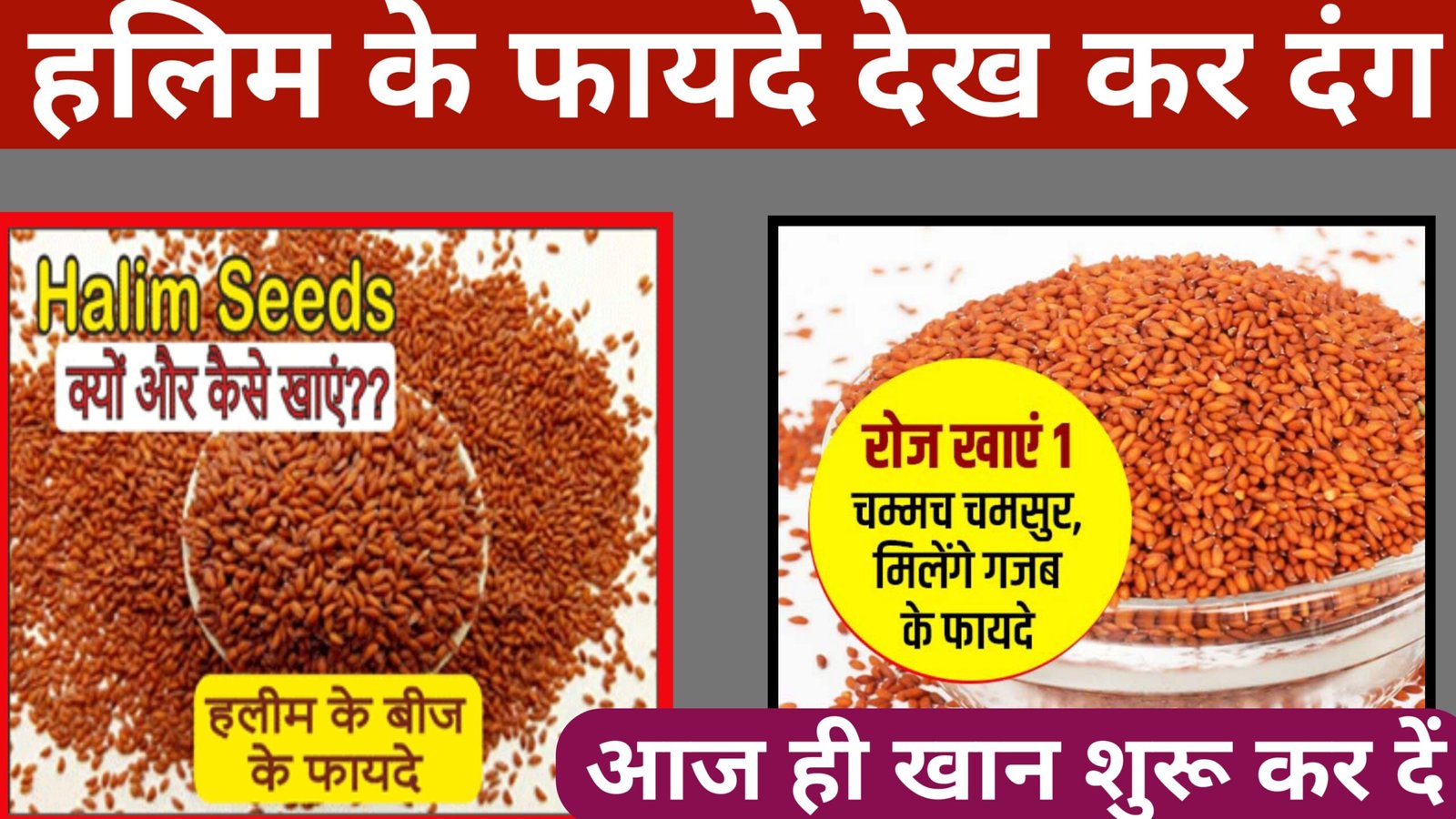 हलिम के बीज के खाने से क्या होगा 
